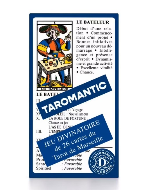 TAROMANTIC  Jeu Divinatoire 26 Cartes