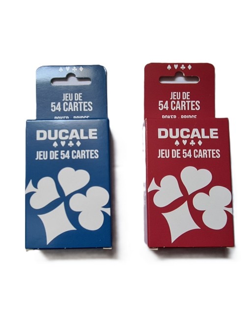 Jeu 54 Cartes Ducale Couleur au choix Jeu 54 Cartes Ducale Couleur au choix