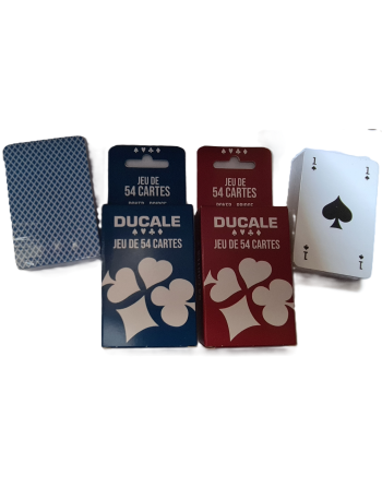 Jeu 54 Cartes Ducale Couleur au choix
