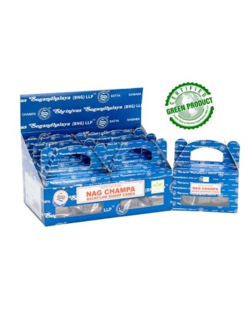 Encens Cônes Backflow Satya Nag Champa  x24