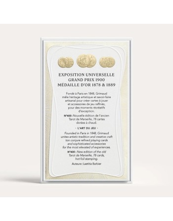 Set Prestige dei Tarocchi Grimaud di Marsiglia antichi