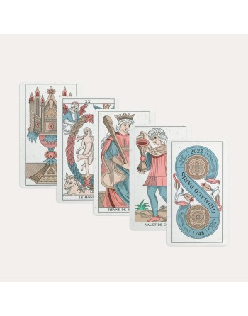 Antikes Grimaud Tarot von Marseille Prestige Set