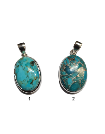 Pendentifs Turquoise Naturelle
