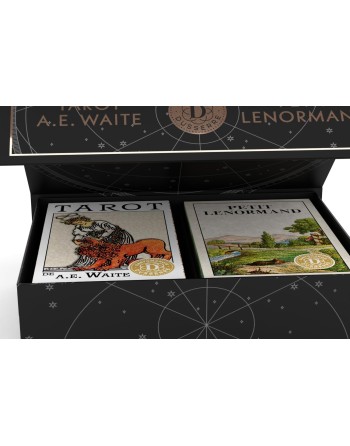 Mini-jeux Tarot AE Waite et Petit Lenormand Coffret Dusserre