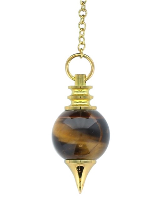 SEPHOROTON Pendulum with 7 Natural Stones of Your Choice