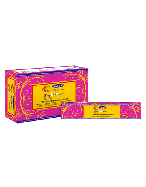 Incenso naturale alla rosa Satya 15 grammi