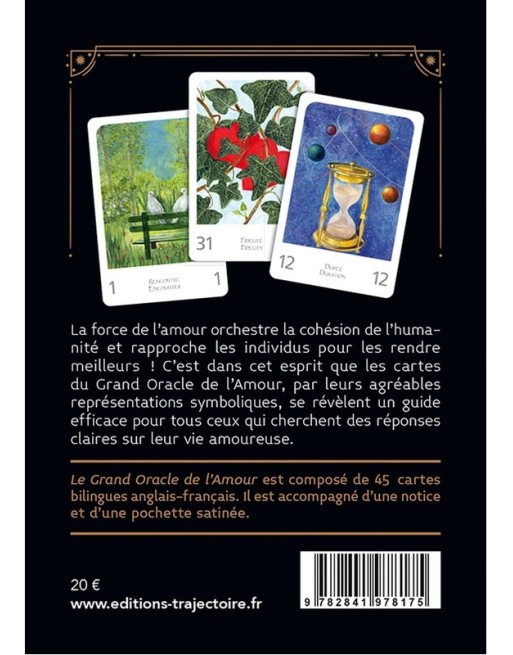 ZORVYN 54 Cartes Oracle De L’amour – Divination, Symboles Et Mots-clés – Débutants Et Avancés