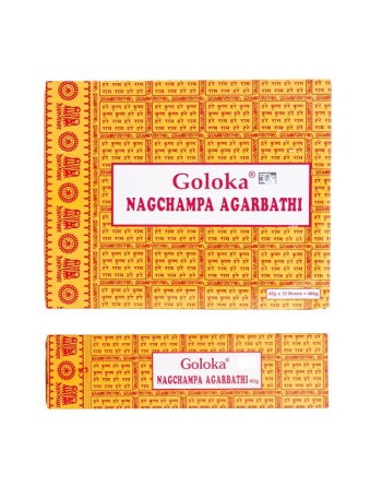 Goloka Nag Champa Agarbathi Incense 40 Grams