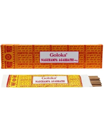 Goloka Nag Champa Agarbathi Weihrauch 40 Gramm