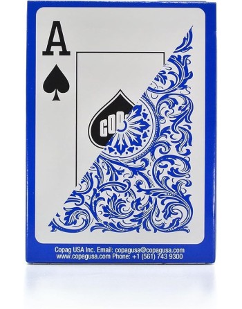 54 carte da poker Copag, 100% plastica, 6 colori disponibili