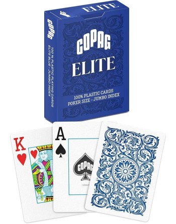 54 Cartes Copag Poker 100% Plastique 6 couleurs Disponibles