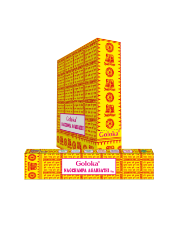 Incienso GOLOKA NAG CHAMPA 12 Cajas